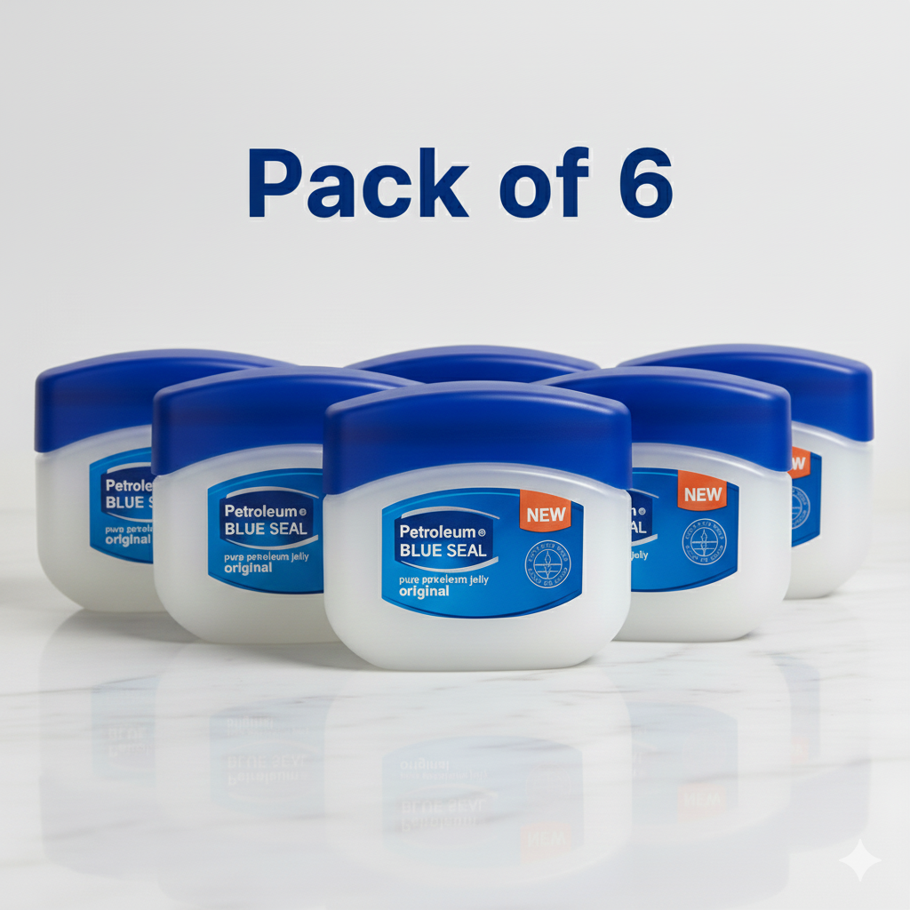 Petroleum Blue Seal Pure Petroleum Jelly Original (Pack of 6)