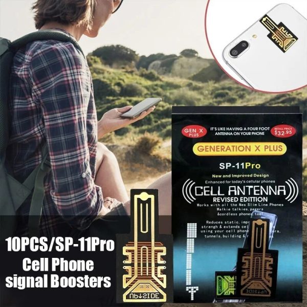 Ultra-Thin SP-11Pro Cell Phone Signal Booster Stickers| Generation X Plus